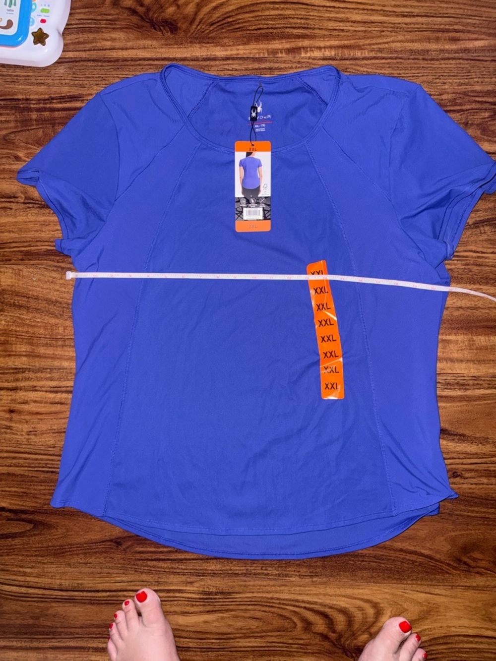 Spyder Royal Blue Women's Short Sleeve Top - Picture 4 of 9